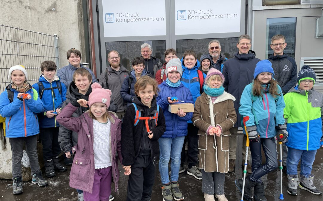 Junior Makers im 3D-Druck Kompetenzzentrum der voestalpine